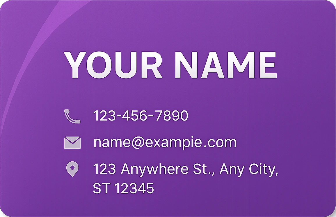 Standard Business Card