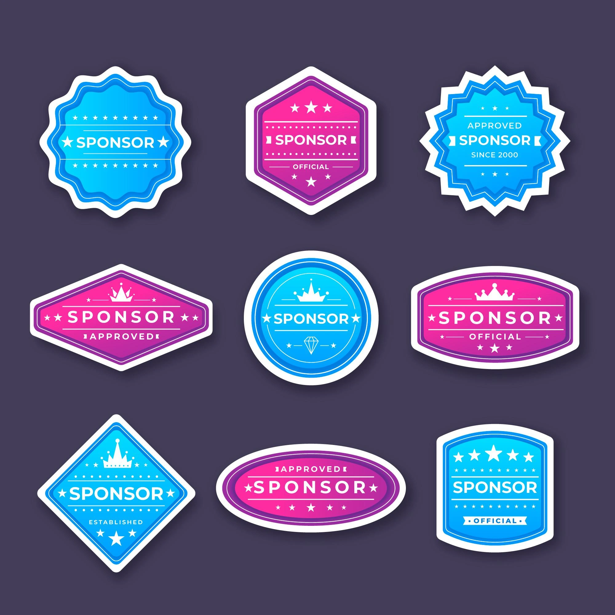 Custom Shape Stickers