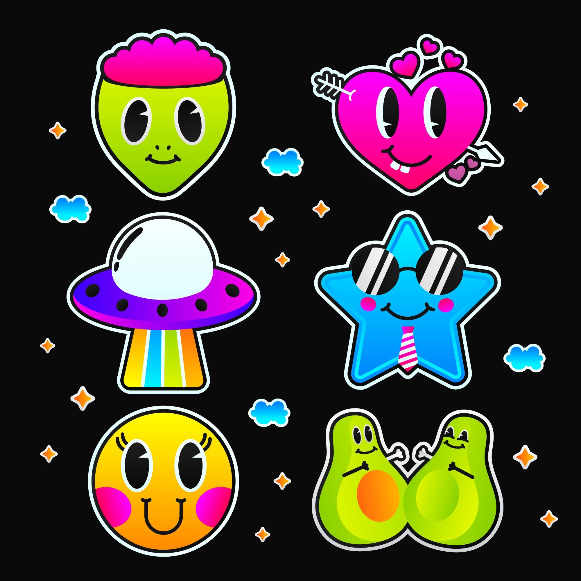 Glow in the Dark Stickers